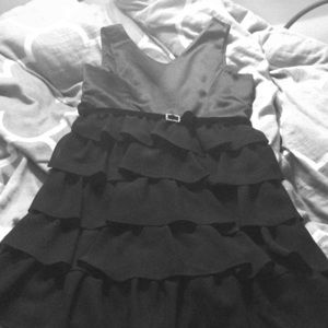 Little Ruffle black dress